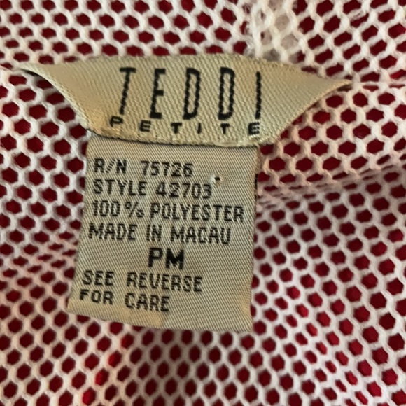 Teddi Petite Women’s Hooded Lightweight Jacket Size PM in Red - Picture 9 of 10